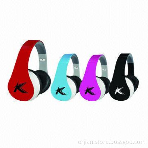 Fashion Headphones China Made Stereo Wireless headset, Memory Card Slot, MP3/FM Radio